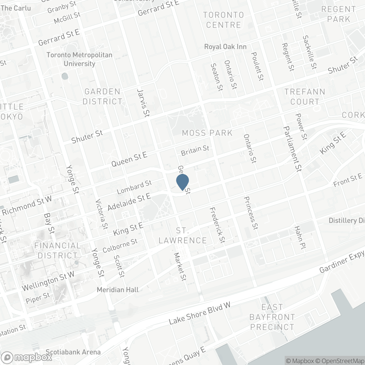 112 GEORGE Street Unit# 1202, Toronto, Ontario M5A 2M5